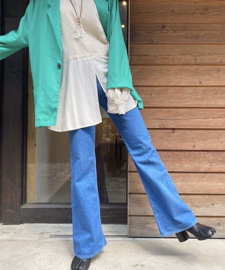 flare denim pants