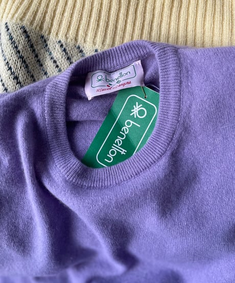 DEADSTOCK 80’s made in ITALY benetton lavender sweater
