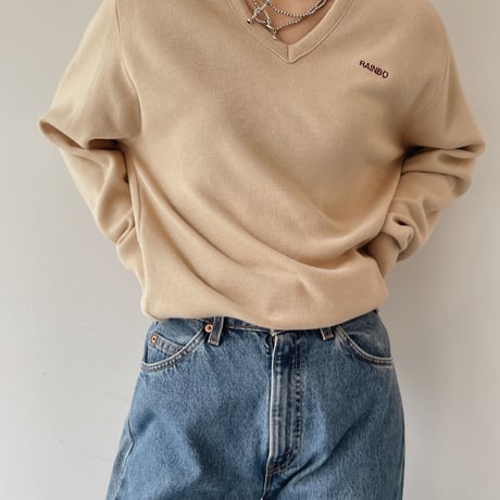 80's made in USA "RAINBO" sweater