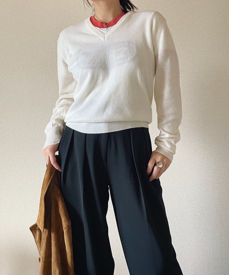 DEADSTOCK 80’s made in ITALY benetton vneck sweater