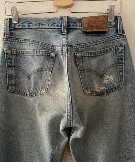 90's made in USA Levi's 501 damage