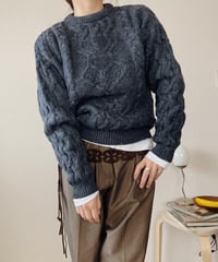 90's made in IRELAND fisherman sweater