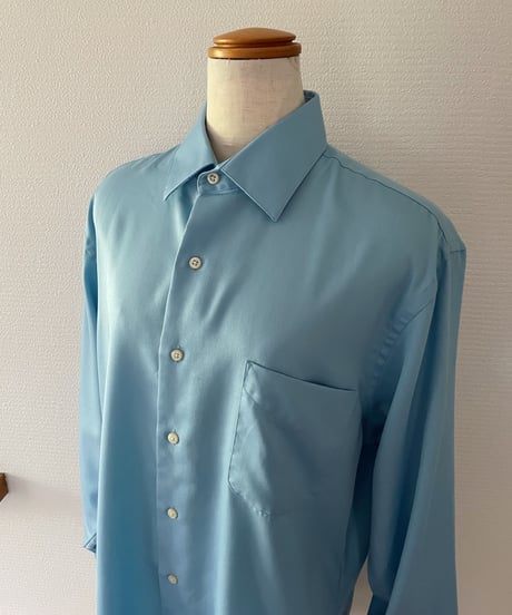 90's ice blue big shirt
