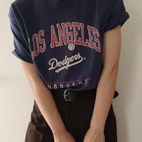 80's made in USA LOSANGELES Dodgers T-shirt