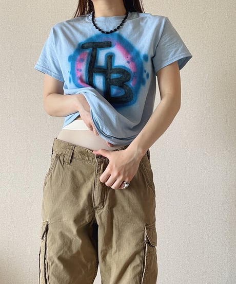 spray paint T-shirt