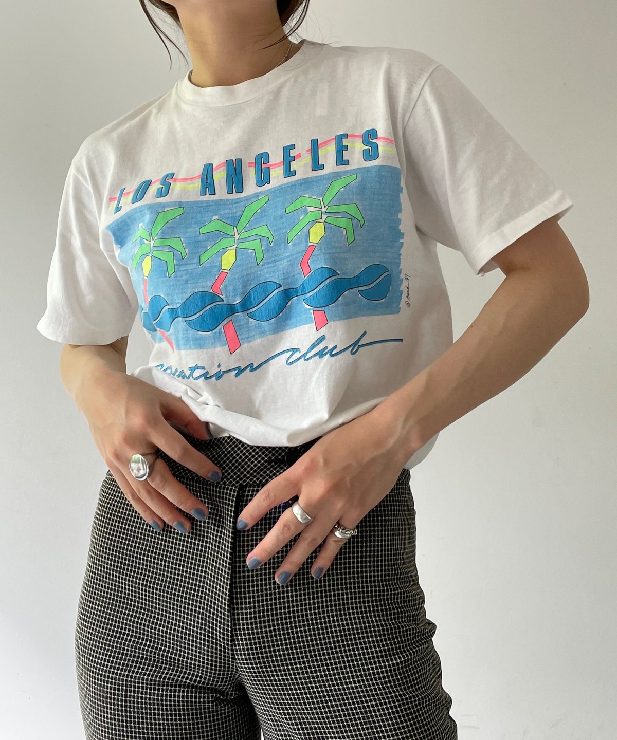 80's made in USA palm tree T-shirt | lanavague