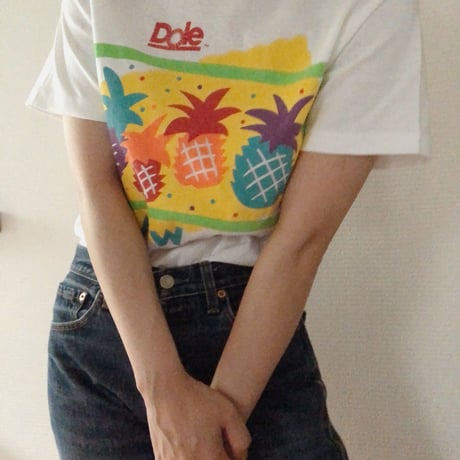 90's made in USA pineapple T-shirts