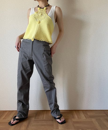 halter neck crochet tops
