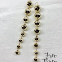 SALE!  結婚式　ロング　ピアス　イヤリング　大ぶり　ブライダルピアス　ゴールド