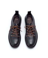 【受注生産】LONG DERBY SHOES.   BLK stitch