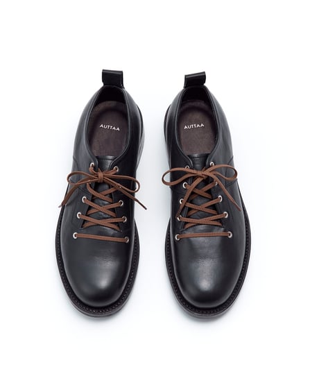【受注生産】LONG DERBY SHOES.   BLK stitch