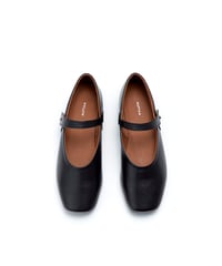 【受注生産】Ankle strap pumps.   BLK