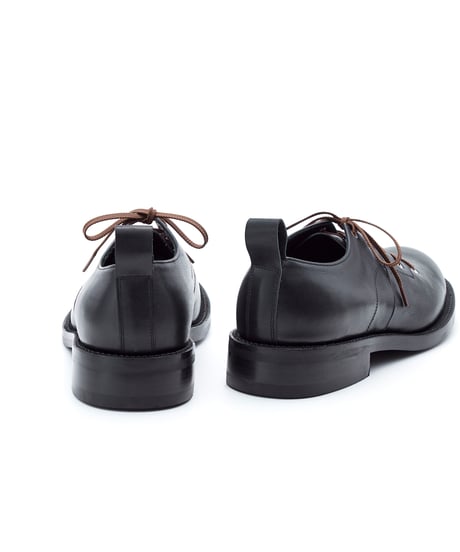 【受注生産】LONG DERBY SHOES.   BLK stitch