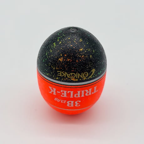 YG302G 鬼掛ふかせウキ 桐材 「国見工房 TRIPLE-K-W」 オレンジ