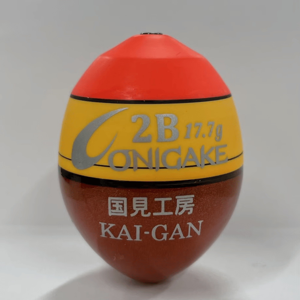 ペルー産　クレナタオオキバウスバカミキリ　86mm USR215 鬼掛ふかせウキ プラスチック材 「国見工房 KAI-GAN」 オレンジ