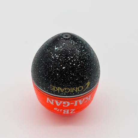 YG300G 鬼掛ふかせウキ 桐材 「国見工房 KAI-GAN-W」 オレンジ