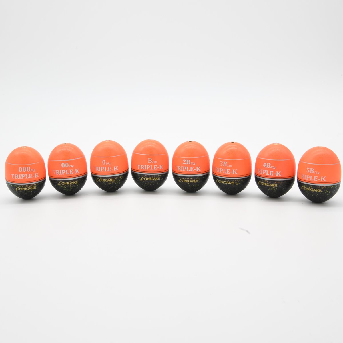 YG302G 鬼掛ふかせウキ 桐材 「国見工房 TRIPLE-K-W」 オレンジ | 鬼掛