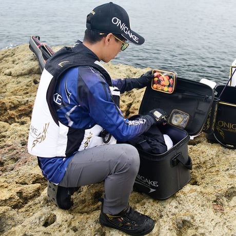 YC145G 鬼掛 タックルバッグ内側ポケット付