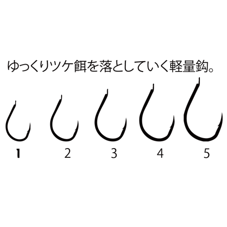 USR812 鬼掛 100入 軽攻めチヌひねり無し 鋭