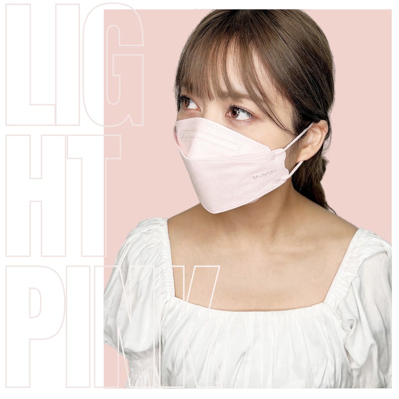 M-JN95®マスク】4層構造の3D立体型マスク 30枚入り 個別包装