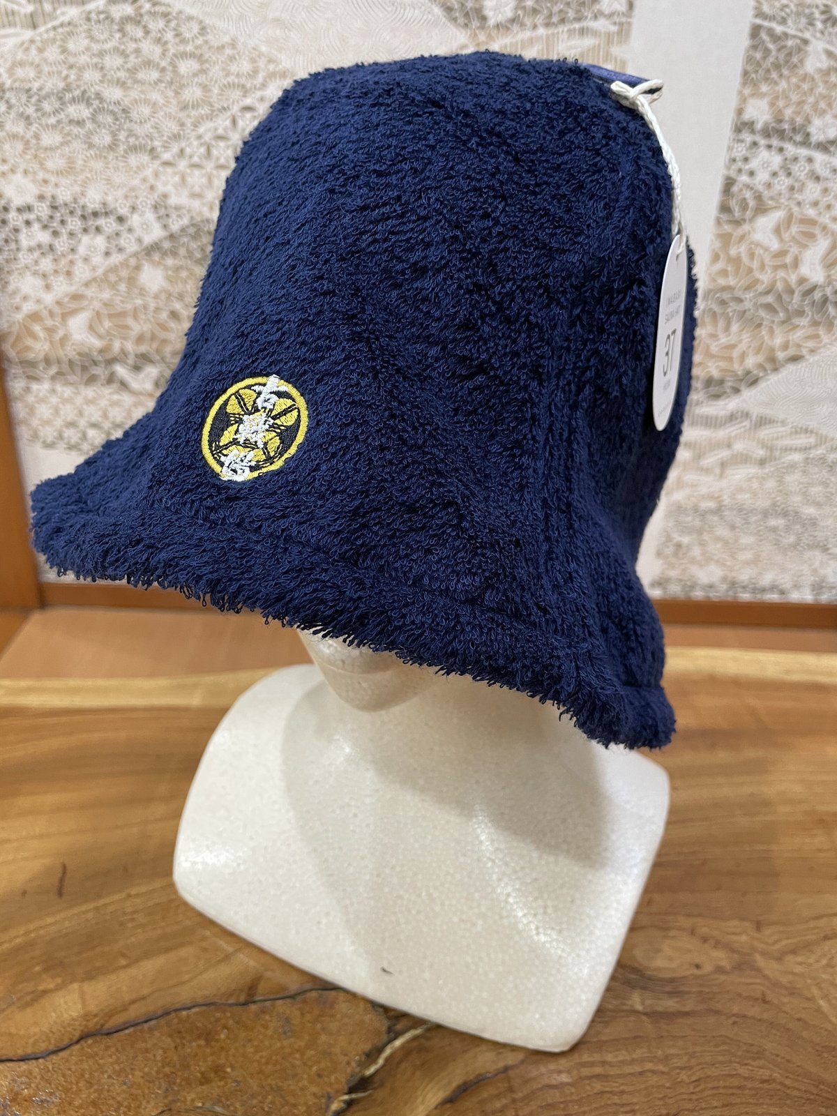 今治サウナハット ストリートファイターコラボ 紺 ネイビー BEAMS ビームス 今治サウナハット ストリートファイターコラボ 紺 ネイビー BEAMS