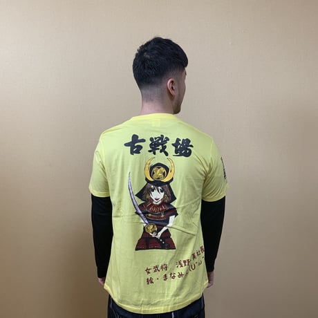 女武将Tシャツ　黄色