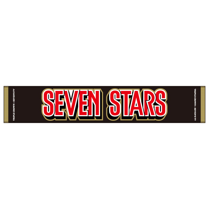 事後物販】TRIPLE CROWN × SEVEN'S TV マフラータオル【6月中旬発送予