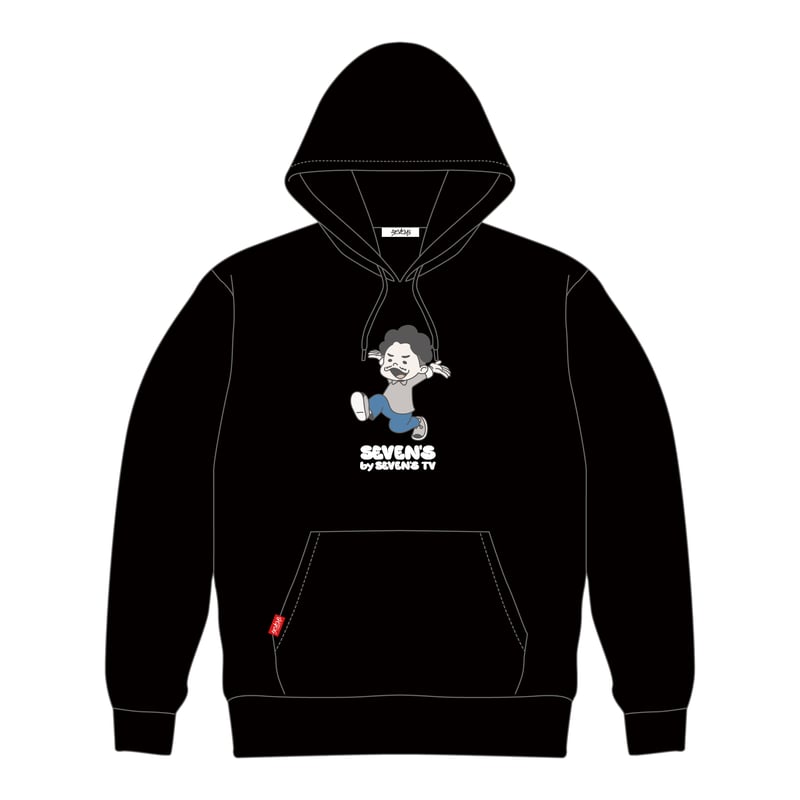 セブンズTV ワロス　パーカー 再販】SEVEN'S ミニキャラパーカー(ワロスver.)【10月下旬発送