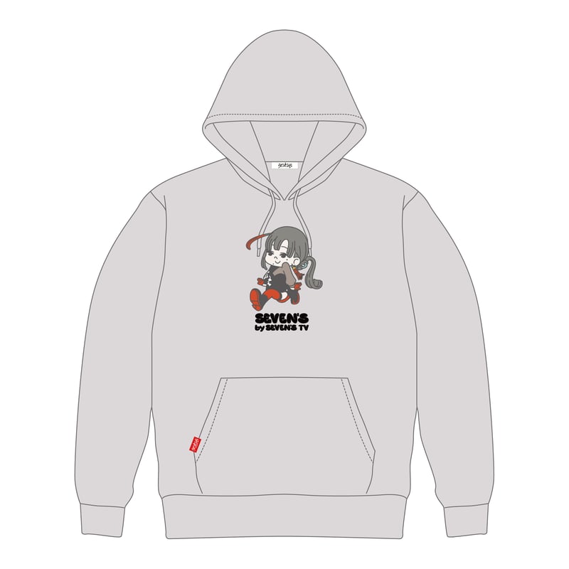 再販】SEVEN'S ミニキャラパーカー(七福あかねver.)【発送10月
