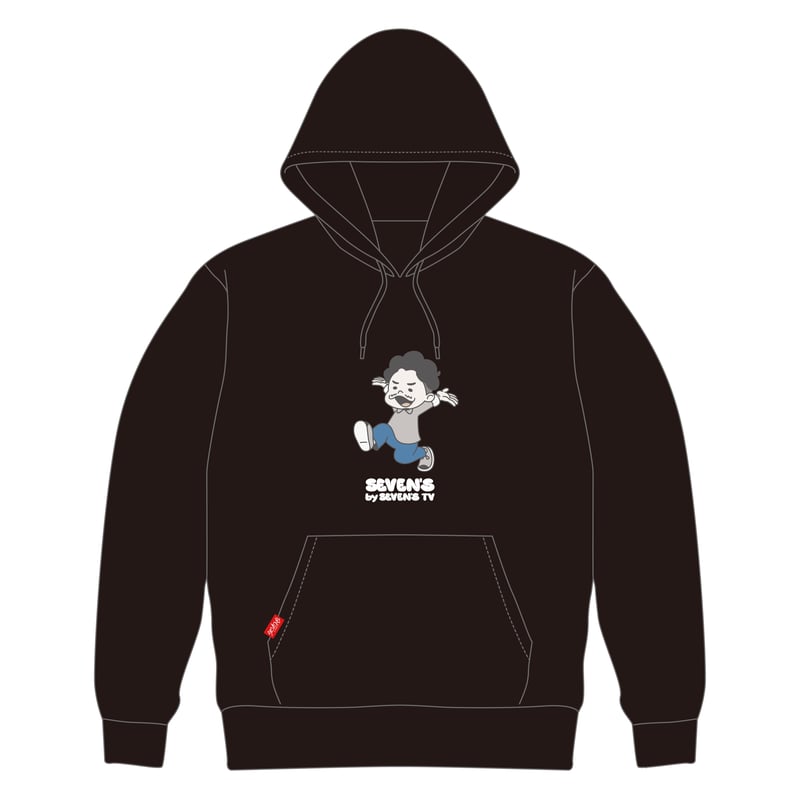 セブンズTV ワロス　パーカー 新色追加再販】SEVEN'S ミニキャラパーカー(ワロスver.)【3月下旬より