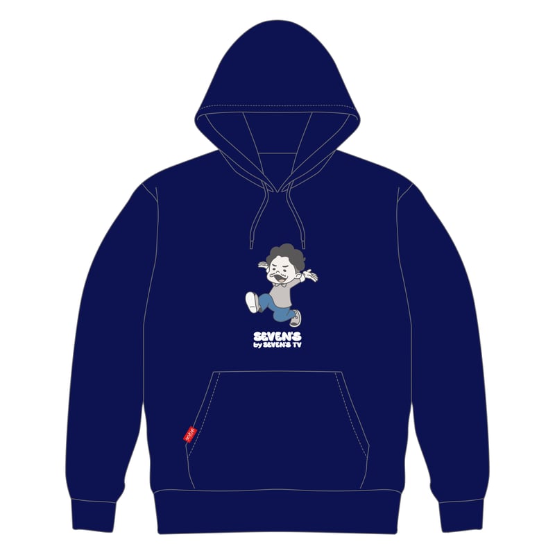 新色追加再販】SEVEN'S ミニキャラパーカー(ワロスver.)【3月下旬より