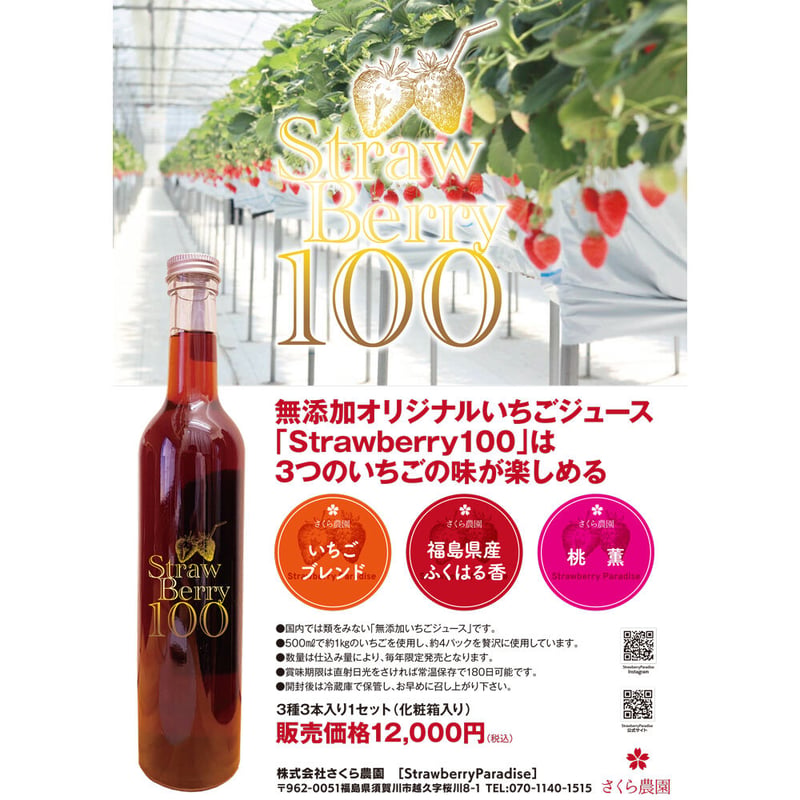 StrawBerry100 | StrawberryParadise STORE