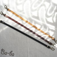 ✜ 本革ミニ持ち手・30cm（Natural、Brown、Black)