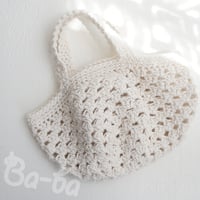 ばあば ⚏ グラニーサークルの今日のおやつバック（coton・CSB64）