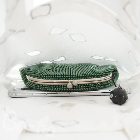 送料無料♪ ばあば作、レトロな手さげバッグ（blanche・RB41）