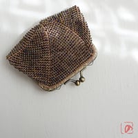 ばあば ☆ シードビーズのスクエアがま口（métallique・2172）