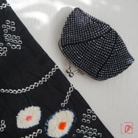 ばあば ⧉ シードビーズのがま口（銀花・2231）
