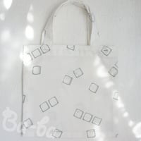 送料無料♪ ばあば作、レトロな手さげバッグ（blanche・RB41）