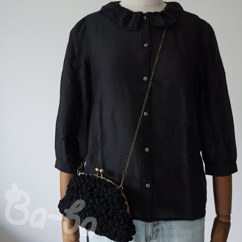 また、引っ越します(๑•̀ㅂ•́)و✧ がま口バック ちっちゃめサイズ＊ころんとした車掌さん風のがま口バッグ（6色