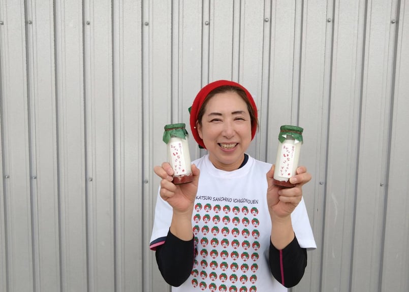 飲むプリン？まぜまぜいちごミルクプリン180g×10本 | 香月農園