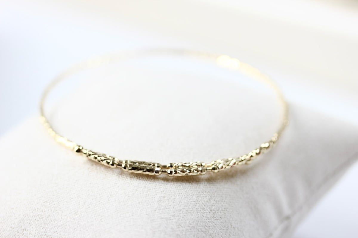 最終価格♡KAORU♡マタタク ブレスレット K18 木谷 貴金属 K18PG スパルタカス ブレスレット 3.0mm 15.5cm