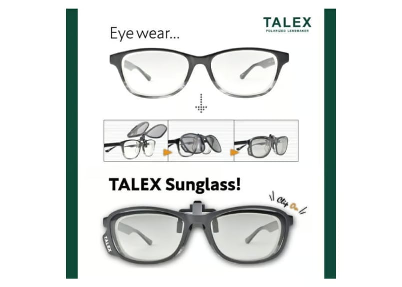 TALEX クリップオン 2種類 TALEXクリップオンサングラス | BON BON DO オンラインショップ