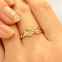 美品✨K10 タンザナイト　ホワイトトパーズリング K10YGタンザナイト /ホワイトトパーズリング | BON BON DO