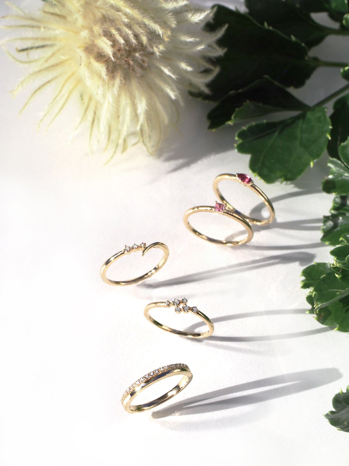 K10YGホワイトトパーズリング | BON BON DO オンラインショップ