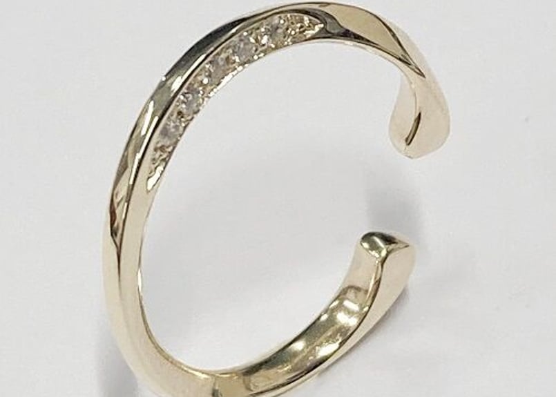 極美品 K10YG ディライト ピンキーリング (les bon bon) delight ring – les bon bon Online store