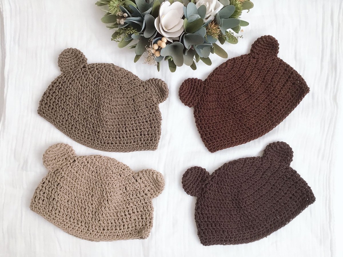 かりん様❤️くま耳付き帽子♡ハートデニム♡コットン♡フレブル♡ハンドメイド犬服 クマ耳帽子 コットン100% | HANDMADE MORITA