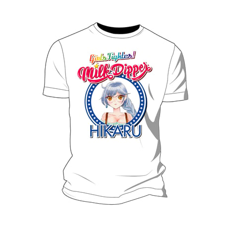 Milk Dipper ミルクディッパー Tシャツ 半袖 メンズ レディース アニメ ファイター【HIKARU】