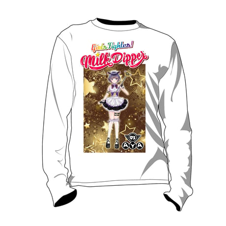 Milk Dipper ミルクディッパー Tシャツ 長袖 メンズ レディース アニメ ファイター【AYA】