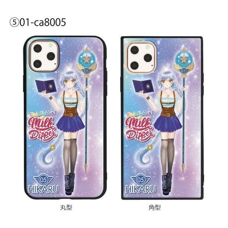 ガラス保護フィルム付iPhone11シリーズケース 【Milk Dipper】ミルクディッパー☆HIKARU