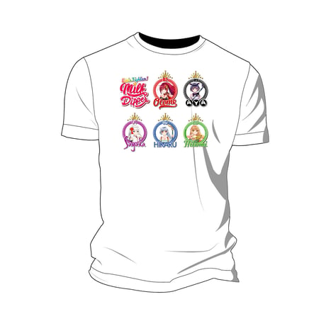 Milk Dipper ミルクディッパー Tシャツ 半袖 メンズ レディース アニメ ファイター